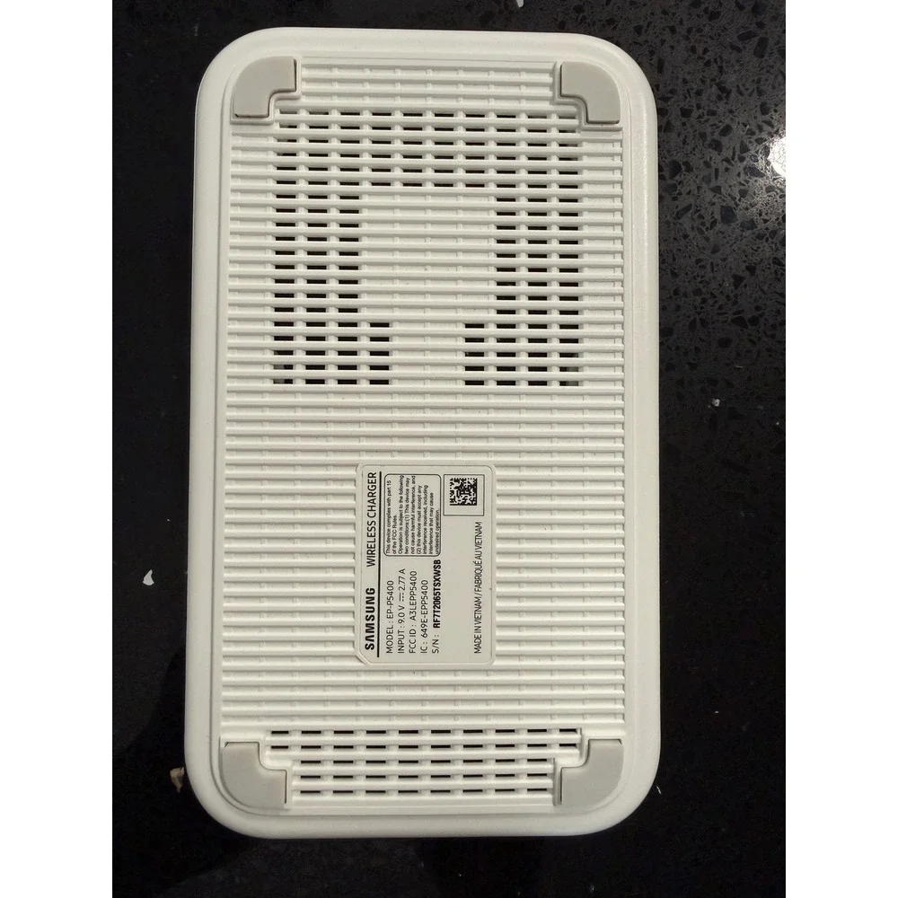Samsung Wireless Charger Duo White Fast Charge Pad EP-P5400 for Phone and Watch